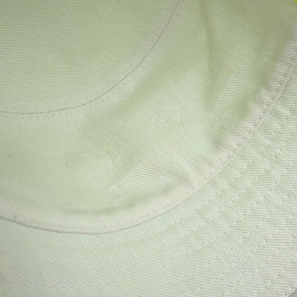 LOUIS VUITTON Monogram Neon Reversible Bucket Hat Size L Cotton Neon Yellow - Picture 8 of 14